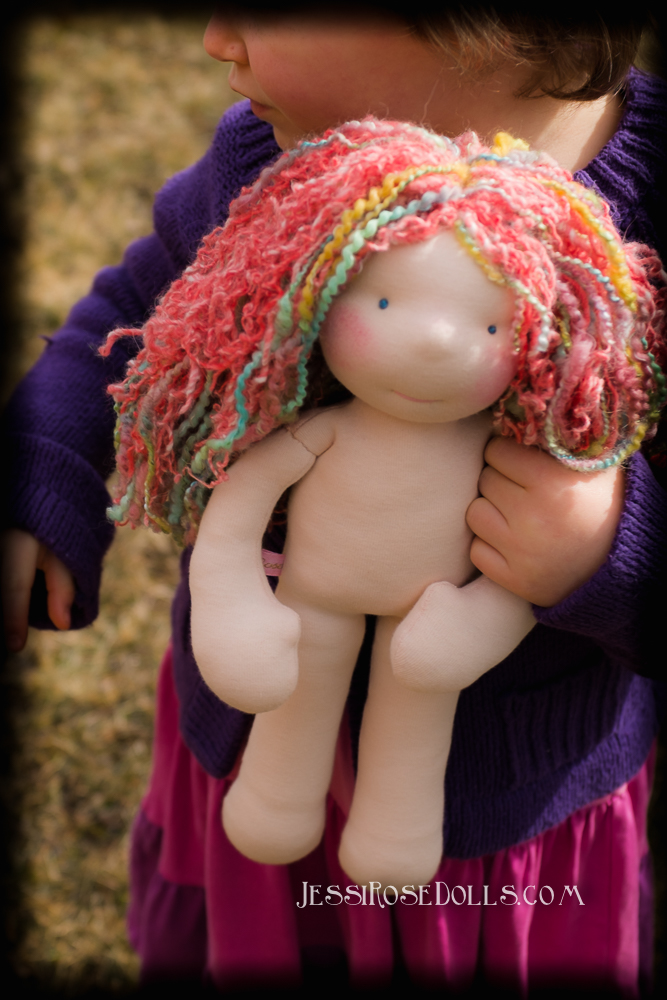 all natural cloth doll